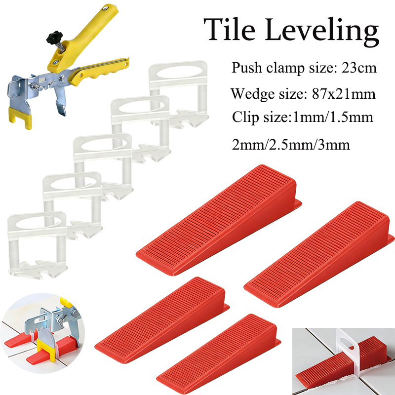 Tile Leveling Clip - 50-151개 타일 레벨링 키트(스페이서 클립 및