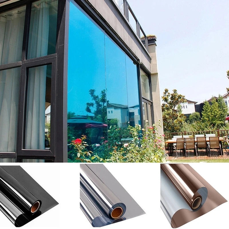 Window Insulation Film - 집 창문 프라이버시 필름 접착식 비닐