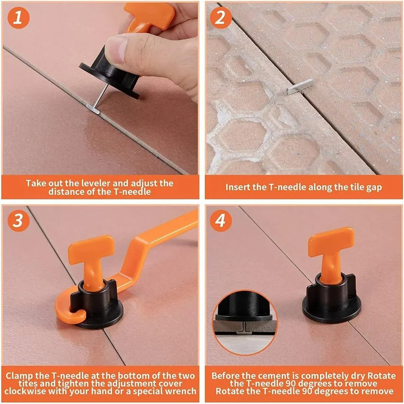51-204개 바닥 타일 레벨링 시스템 클립 스페이서  - Tile Leveling Clip 리뷰 및 가격